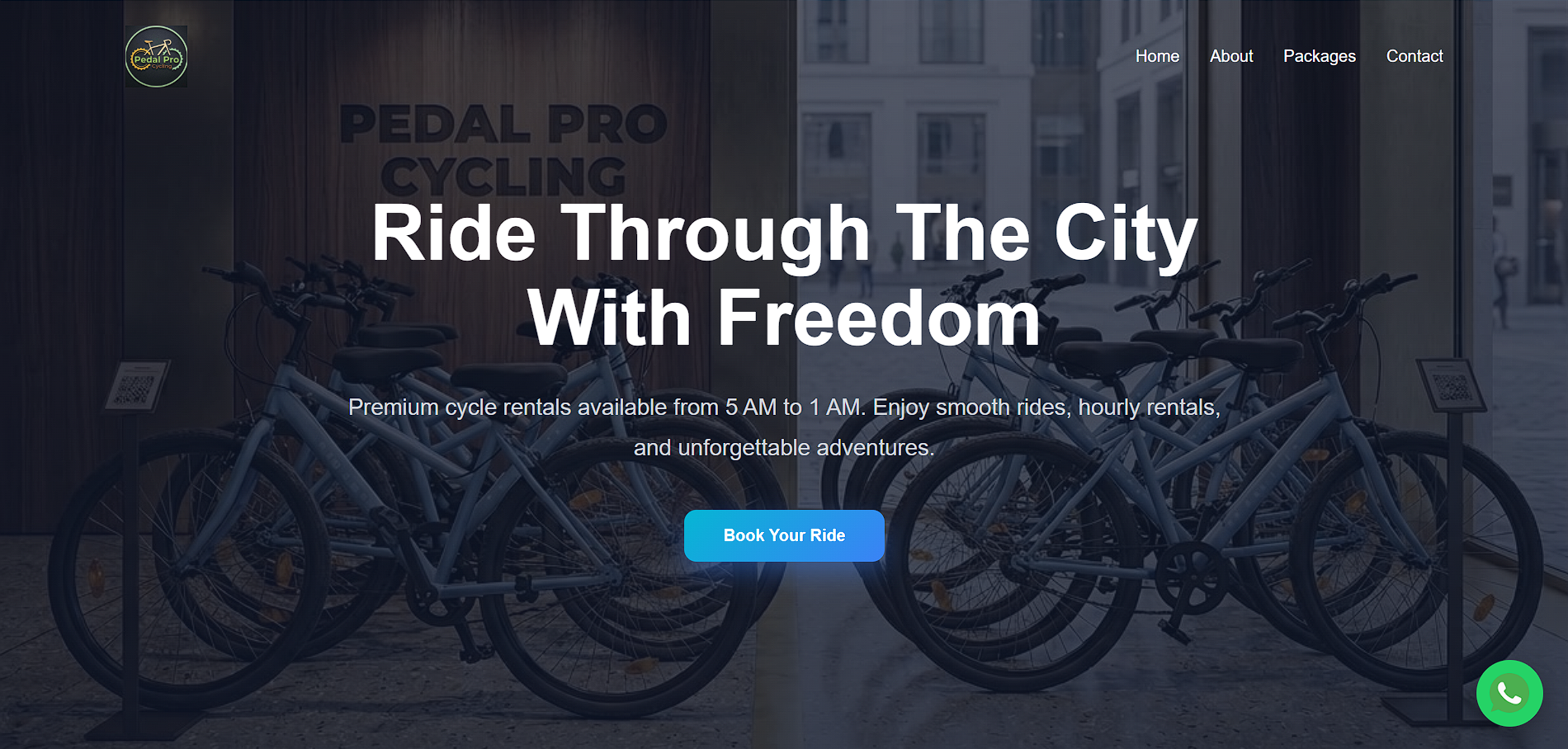 Pedal Pro Cycling website